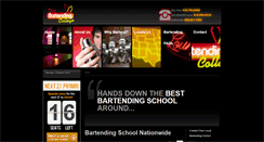 Desktop Screenshot of bartendingcollege.com